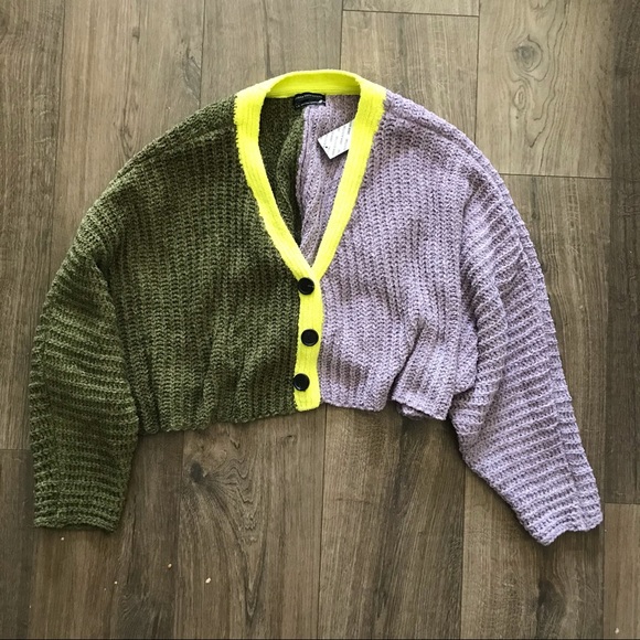 Urban Outfitters Sweaters - UO Colourblock Cardigan